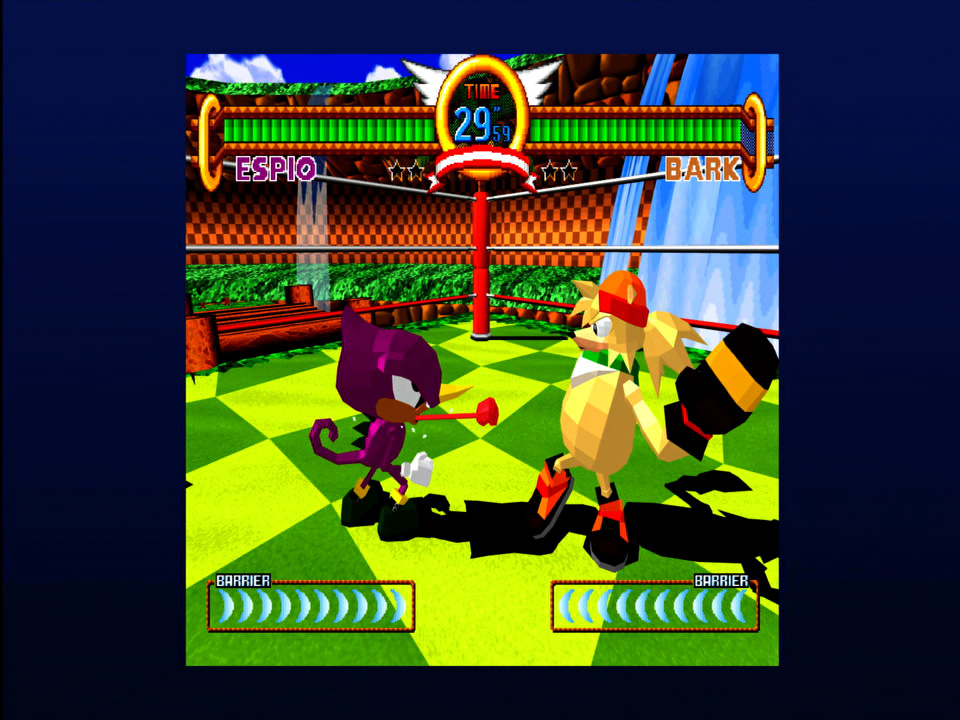 sonic the fighters games